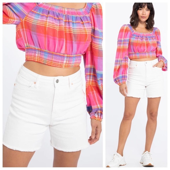 NWT Sanctuary Denim Sidewalk Jean Short Vintage White, size 26 - Picture 8 of 8